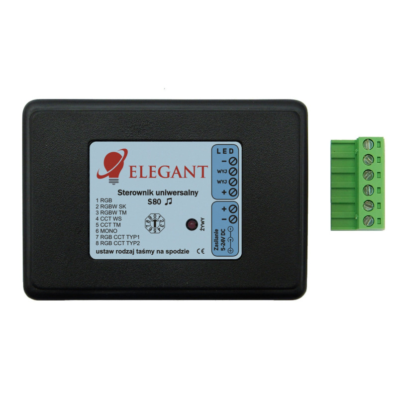 S80 5V-24V  Elegant Uniwersalny sterownik cyfrowy muzyczny