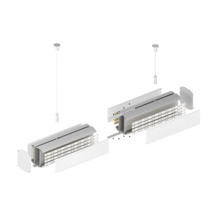 Profil LED P23-8  Czarny Lakierowany