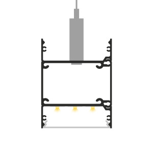 Profil LED P23-10 srebrny anodowany