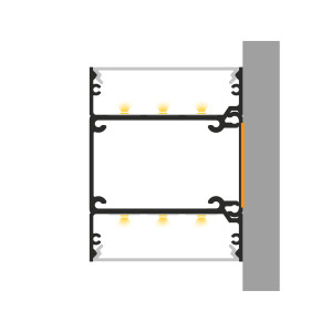 Profil LED P23-10 srebrny anodowany