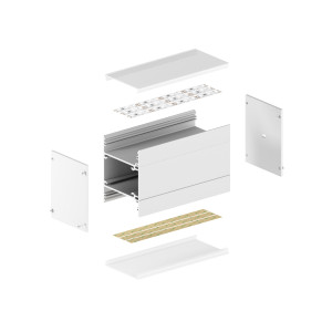 Profil LED P23-10 Czarny Lakierowany