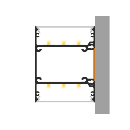 Profil LED P23-10 Biały Lakierowany