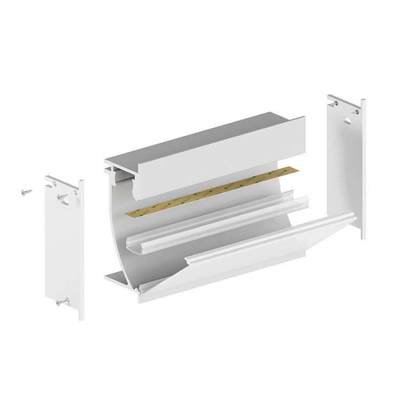 Profil LED P26-2 Czarny Lakierowany