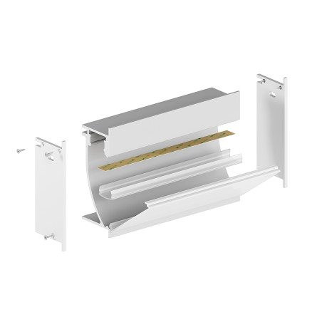 Profil LED P26-2 Czarny Lakierowany