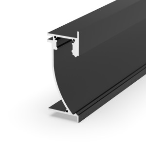 Profil LED P26-2 Czarny Lakierowany