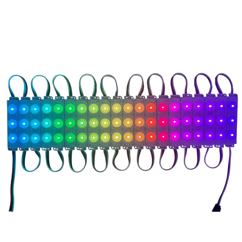 MODUŁ CYFROWY LED piksel RGB WS2811 IP65 20szt
