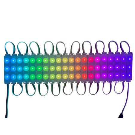 MODUŁ CYFROWY LED piksel RGB WS2811 IP65 20szt