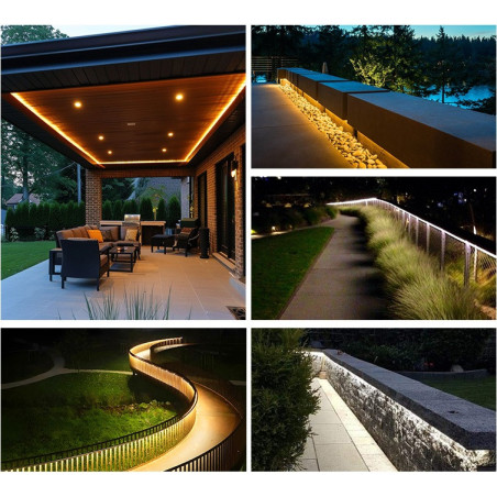 Taśma NEON LED  Zimna 6000K 12W 230V IP65- 50 metrów