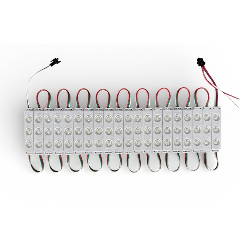 MODUŁ CYFROWY LED piksel RGB WS2811 IP65 20szt