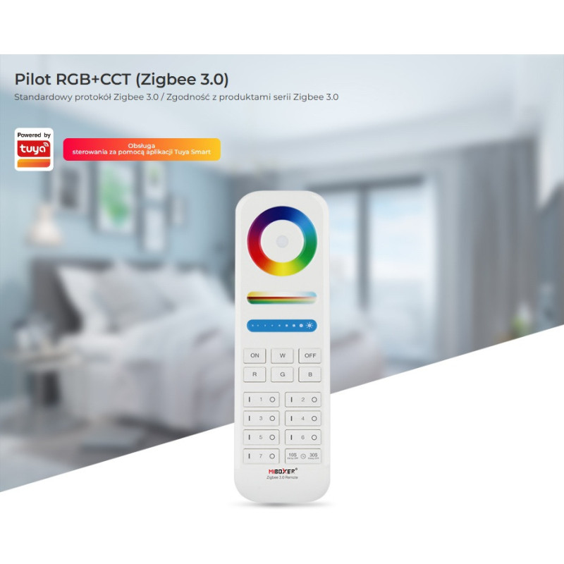 MiLight Pilot strefowy RGB+CCT FUT089Z Zigbee 3.0 7-stref