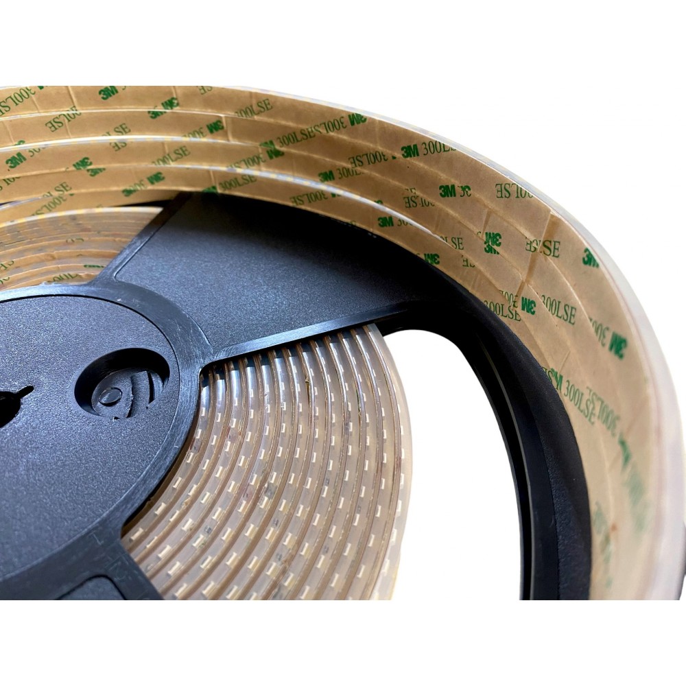 Taśma LED SMD2835 ciepła 3000K 6W 24V 144 LED/m IP68 wodoodporna  - 1 metr