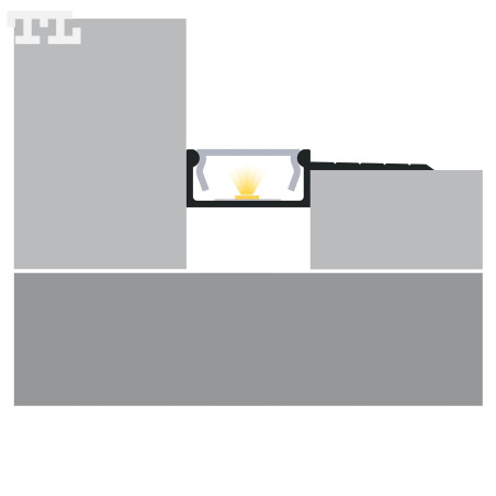 Profil LED GK6-3 1/2 srebrny anodowany