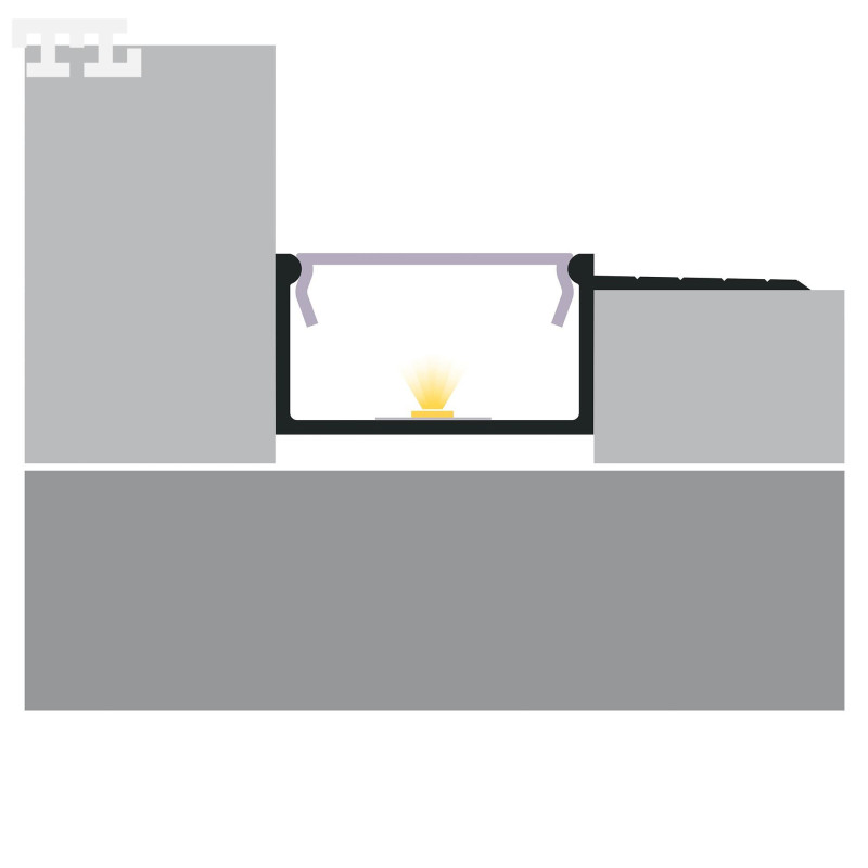 Profil LED GK14-3 1/2 srebrny anodowany