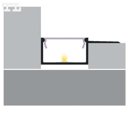 Profil LED GK14-3 1/2 srebrny anodowany