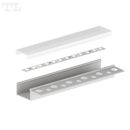 Profil LED GK14-3 1/2 grafitowy lakierowany