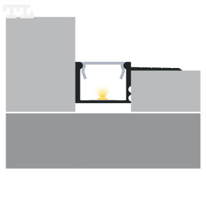 Profil LED GK18-3 1/2 srebrny anodowany