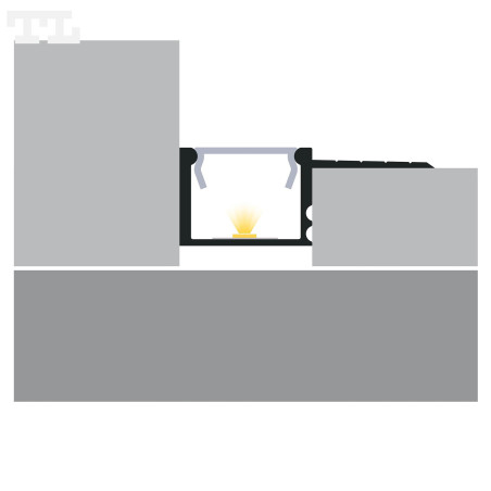 Profil LED GK18-3 1/2 srebrny anodowany