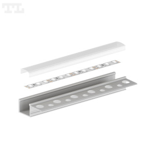 Profil LED GK18-3 1/2 czarny lakierowany