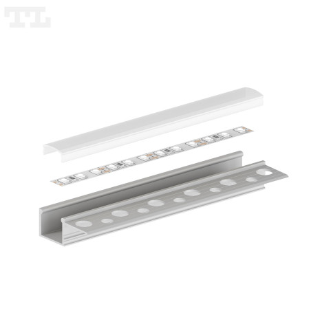 Profil LED GK18-3 1/2 grafitowy lakierowany