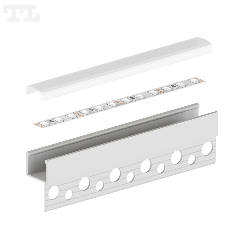 Profil LED GK5-2 1/2  grafitowy lakierowany