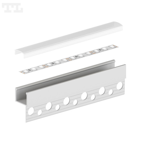 Profil LED GK5-2 1/2  grafitowy lakierowany