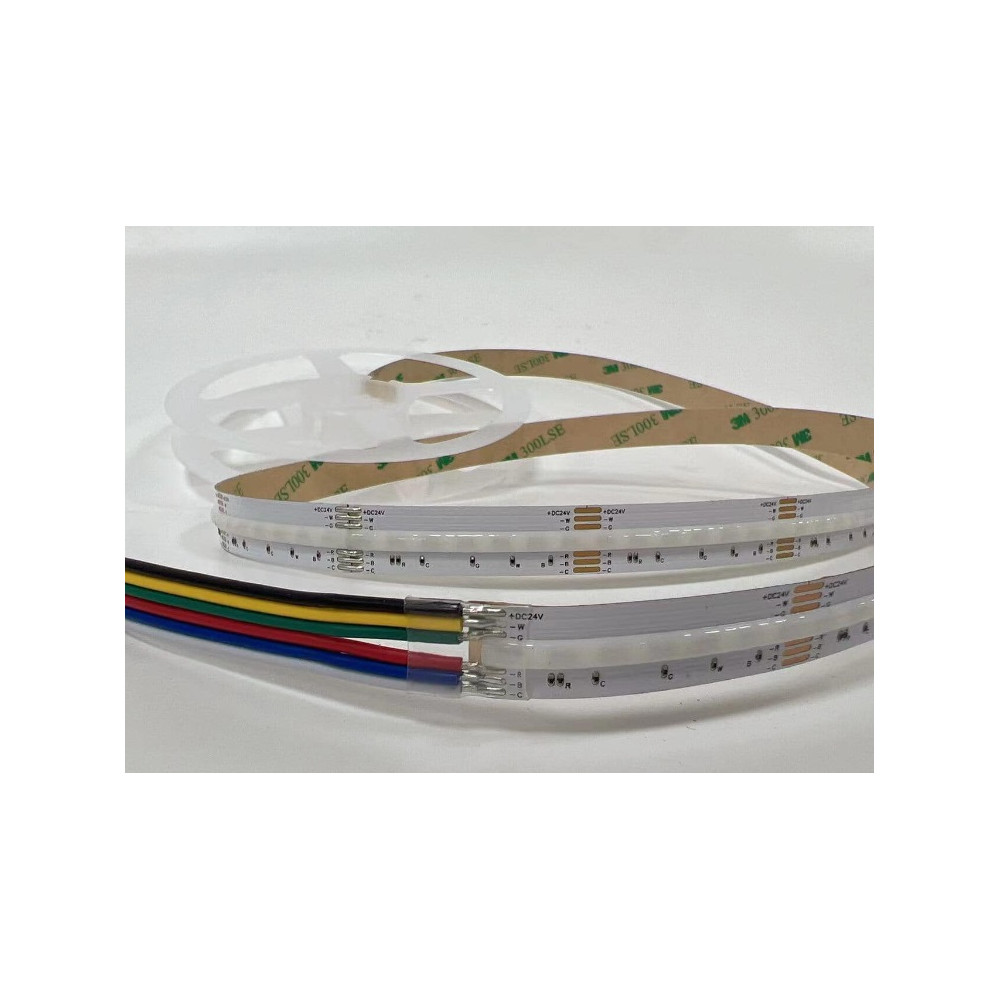 Zestaw 7,5m Taśma LED COB 840 chips 16W 24V RGB+CCT aplikacja
