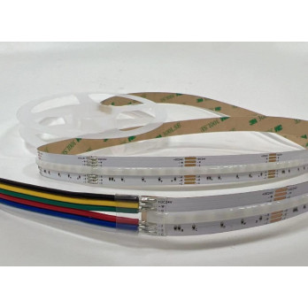 Zestaw 12,5m Taśma LED COB 840 chips 16W 24V RGB+CCT aplikacja