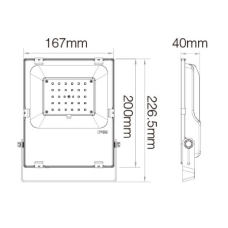 NAŚWIETLACZ LED 30W RGB+CCT MiLight FUTT03