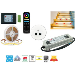 30m zestaw schodowo-korytarzowy F40 COB WS2811 CCT 2700-6000K 24V