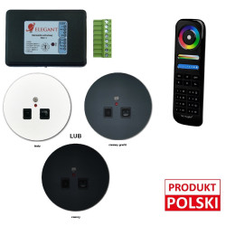 Zestaw uniwersalny sterownik schodowo-korytarzowy F40 RGB RGBW CCT MONO
