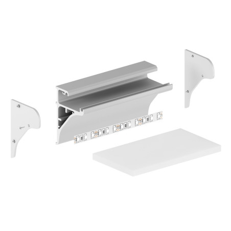 Profil LED P10-6 srebrny anodowany