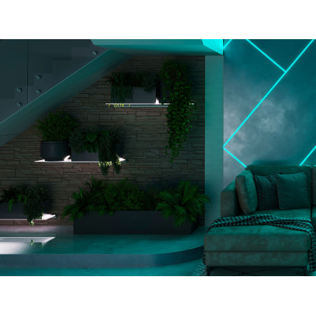 Profil LED P10-6 czarny lakierowany
