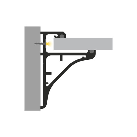 Profil LED P10-8 biały lakierowany
