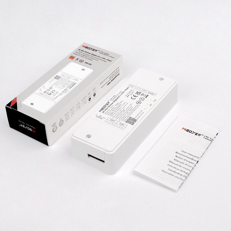 MIBOXER TRIAC TRI-PZ 500W TUYA PRZEKAŹNIK,ŚCIEMNIACZ 230V AC Zigbee 3.0