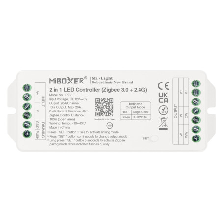ODBIORNIK STREFOWY LED 2w1 MiLight PZ2 20A Zigbee 3.0