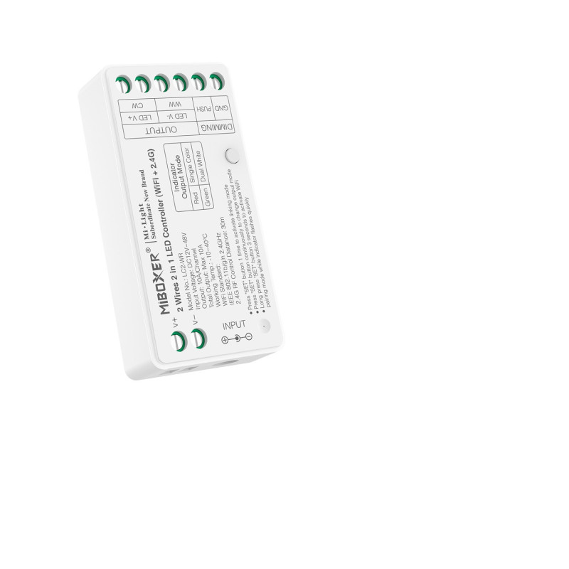MiLight Odbiornik CCT 2 PIN MONO 2w1 strefowy LC2-WR TUYA