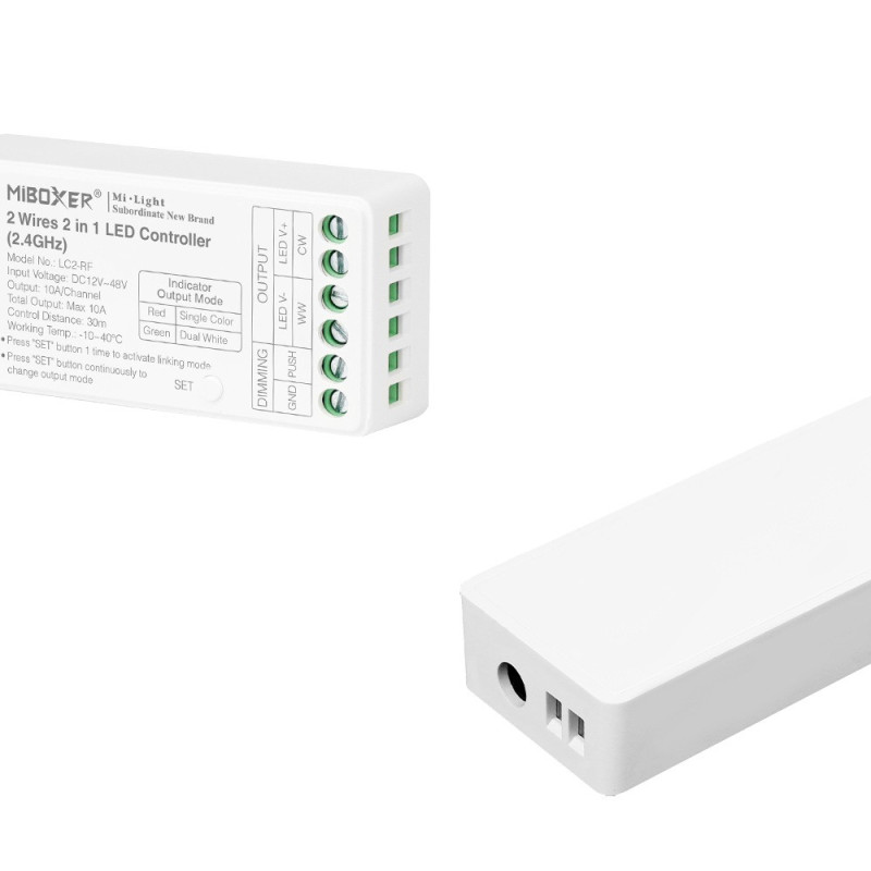 MiLight Odbiornik CCT 2 PIN MONO 2w1 strefowy LC2-ZR Zigbee 3.0
