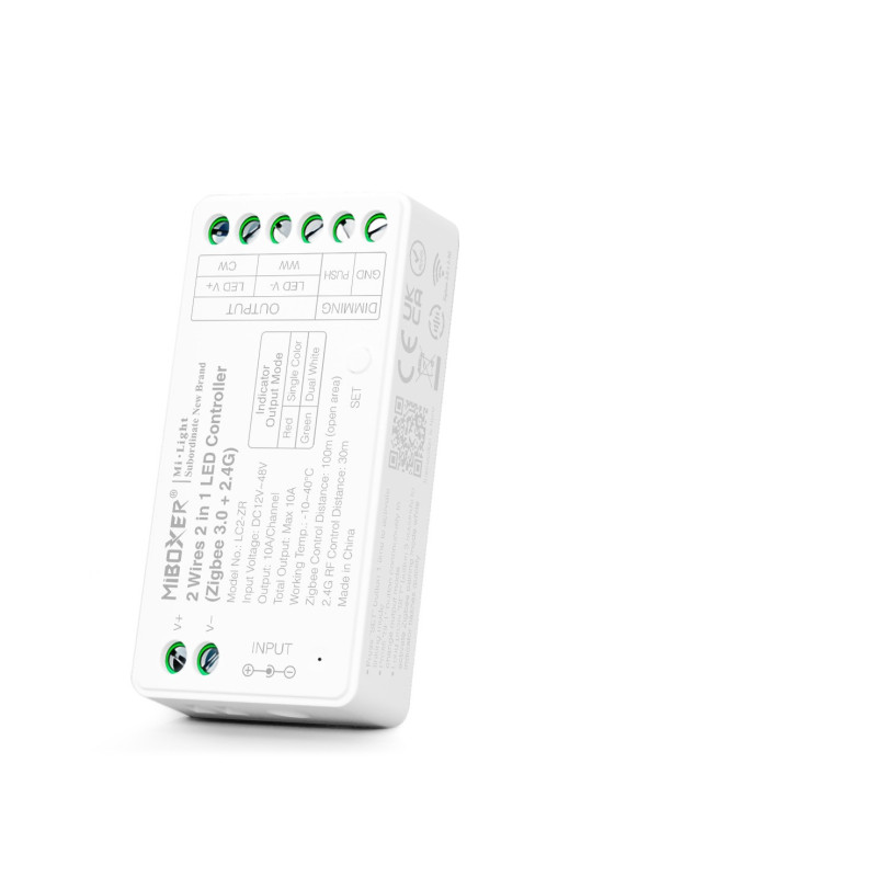 MiLight Odbiornik CCT 2 PIN MONO 2w1 strefowy LC2-ZR Zigbee 3.0