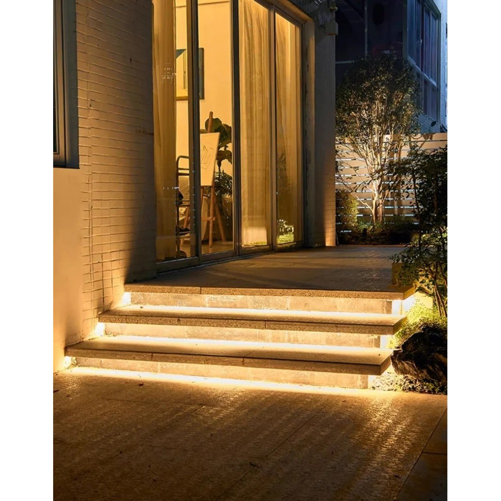 5m Zestaw Oświetlenie Elewacji LED COB CCT 2700-26500K 24V IP68 wodoodporna