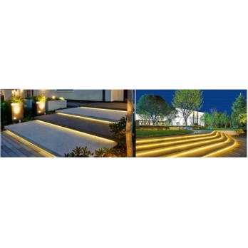 10m Zestaw Oświetlenie Elewacji LED COB CCT 2700-26500K 24V IP68 wodoodporna