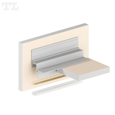 Profil LED SP1-1 do karton-gips srebrny anodowany