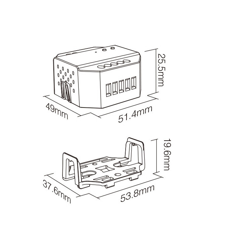 MIBOXER TRIAC TRI-C1 PRZEKAŹNIK,ŚCIEMNIACZ 230V AC