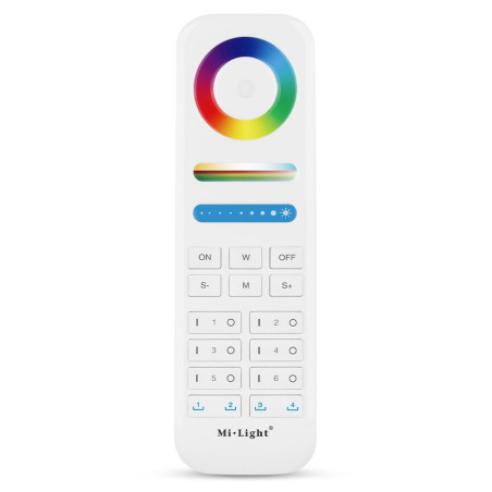MiLight Pilot strefowy RGB+CCT FUT089S 6stref