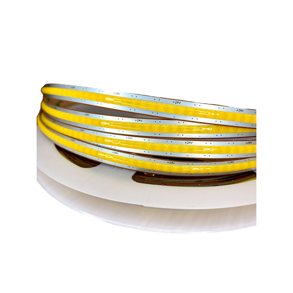 Taśma LED COB zimna 6500K 10W 24V 528 LED/m CRI90 FREE CUT - 1 metr
