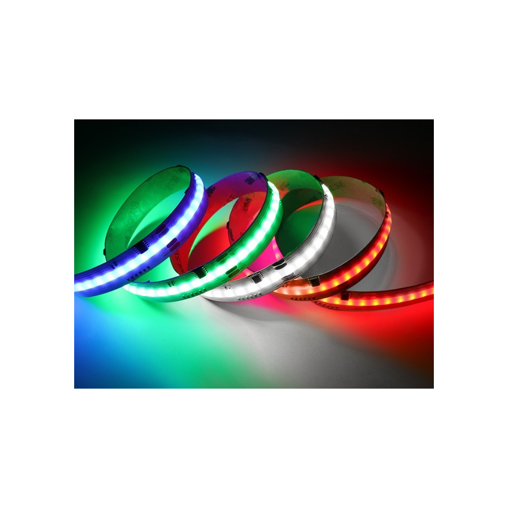 Taśma LED COB Cyfrowa RGB+CCT 2700K-6500K 20W 24V WS2811F 840 LED/m - 10 metrów