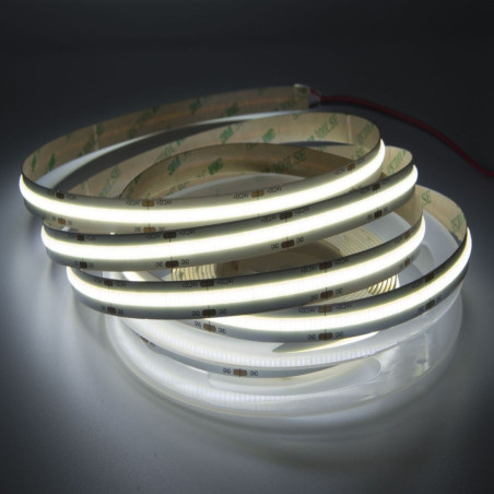 Taśma LED COB zimna 6500K 10W 24V IP65 528 LED/m CRI90 - 1 metr
