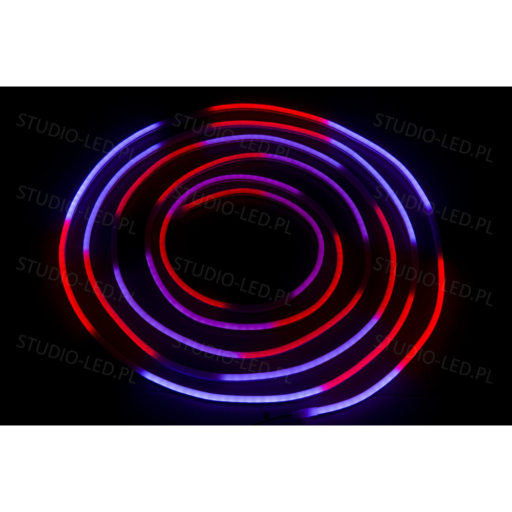 10m NEON LED flex Cyfrowy RGB 14,4W 24V WS2811 IP67