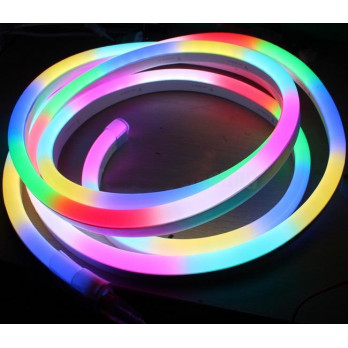 10m NEON LED flex Cyfrowy RGB 14,4W 24V WS2811 IP67