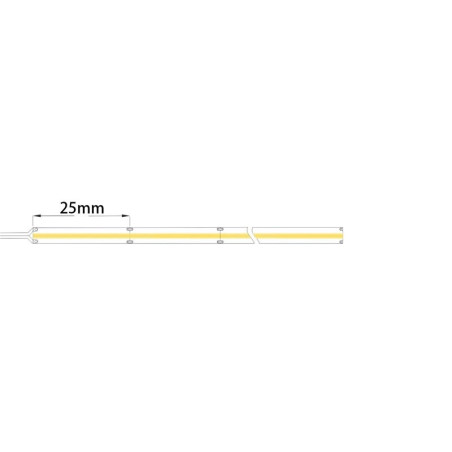 Taśma LED COB neutralna 4000K 4W 24V 640 LED/m CRI91 - 30 metrów