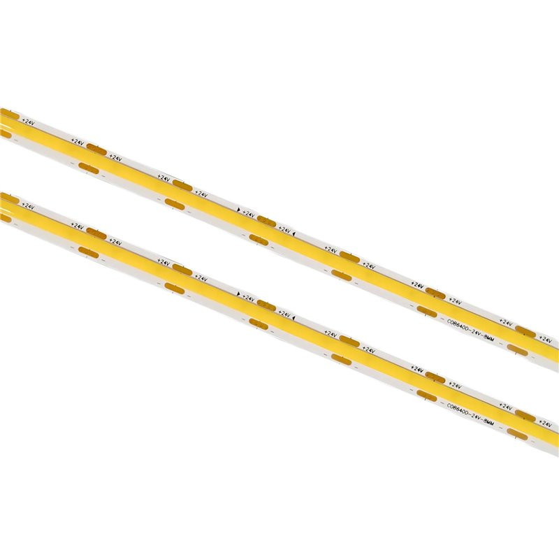 Taśma LED COB ciepła 3000K 4W 24V 640 LED/m CRI91 - 30 metrów